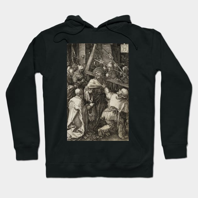 Bearing of the Cross by Albrecht Durer Hoodie by Classic Art Stall
